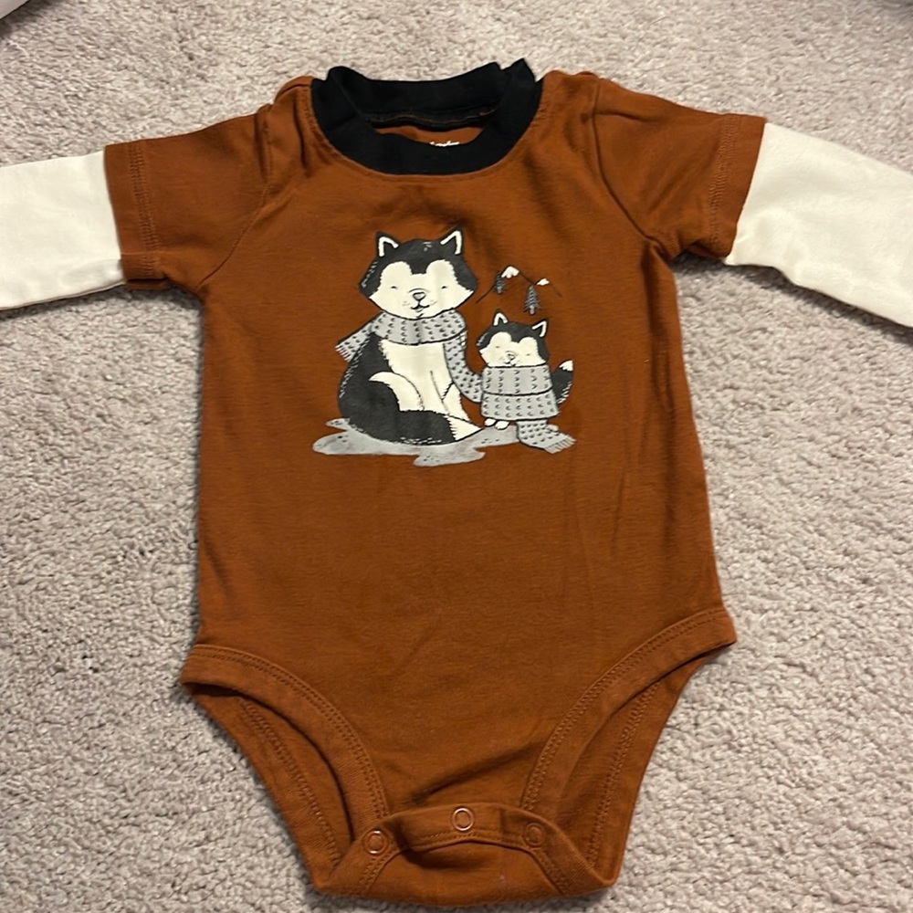 Huskie Baby Onesie